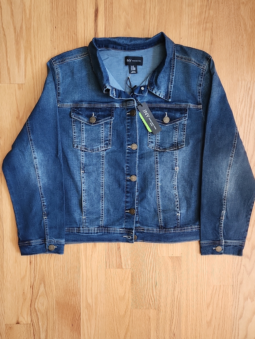 Jones New York, Blue Denim Jacket, Women's, Sz 2x